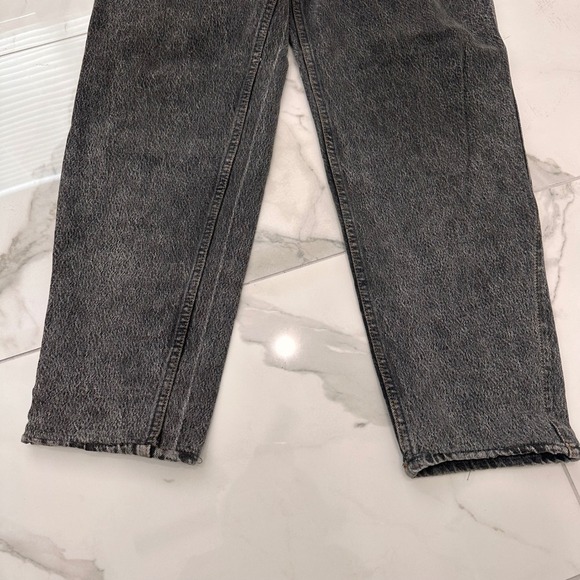 Vintage 80's Levi's Gray Acid Wash Faded Denim Jeans Silver Tab Women's 30x29 - Picture 10 of 11